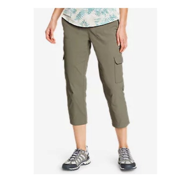Columbia Women's Bit O Backside Green Capri Pants Size 6 Style AL8319 - Picture 1 of 11